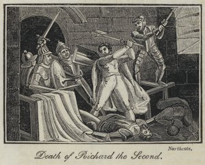 Dood van Richard de Tweede (gravure)