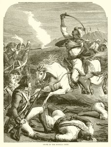 Dood van de Rohilla-leider door English School