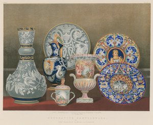 Decoratief aardewerk van de markies Ginori, Florence door English School
