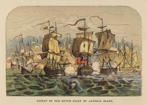 Nederlaag van de Nederlandse vloot door admiraal Blake door English School