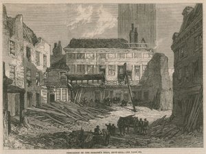 Sloop van de Saracens Head, Snow Hill, Londen door English School