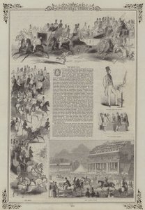 Derbydag (gravure) door English School
