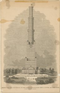 Ontwerp door Charles Burton voor de ombouw van Crystal Palace