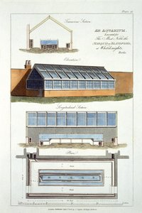 Ontwerp voor een Aquarium, uitgevoerd voor de Markies van Blandford bij Whiteknights, 1806 door English School