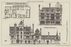 Ontwerp voor een commercieel hotel in een kleine provinciestad door English School