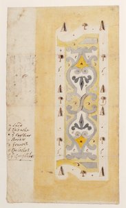 Ontwerp voor een Knoop Tuin, Bush Hill, nabij Edmonton, Londen, 1713 door English School