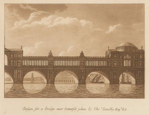 Ontwerp voor een brug bij Somerset Place