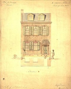Ontwerp voor het Kleine Theater, Haymarket, ca.1800