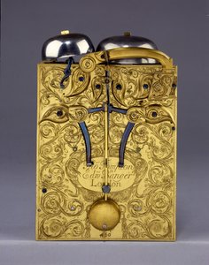 Detail van The Barnard Tompion, Tompion en Banger, Londen, No. 460, slagklok, c.1708 door English School