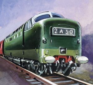 Diesellocomotief door English School
