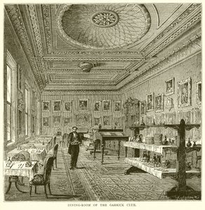 Eetkamer van de Garrick Club