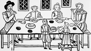 Thuis Dineren, uit de Roxburghe ballads