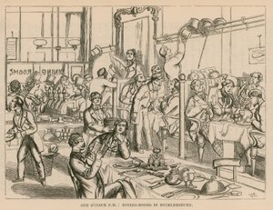 Eetkamers in Bucklersbury, Londen