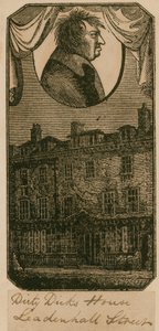 Dirty Dicks House, Leadenhall Street, Londen door English School
