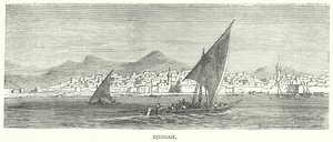 Djiddah (gravure) door English School