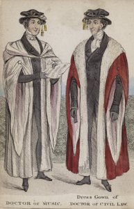 Doctor in de Muziek, Dress Gown van Doctor in de Civiele Recht door English School