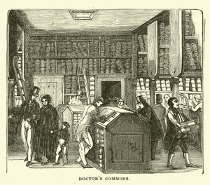 Doctors Commons door English School