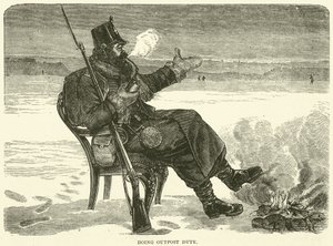 Wachtdienst, december 1870 door English School
