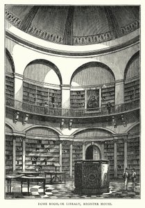 Koepelkamer, of Bibliotheek, Register House door English School