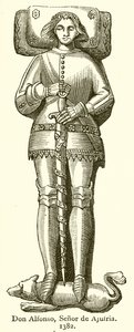 Don Alfonso, Heer van Ajufria. 1382