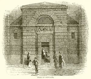 Deur van Newgate door English School