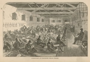 Slaapzaal in de Coldbath Fields Prison