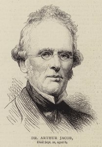 Dr Arthur Jacob door English School
