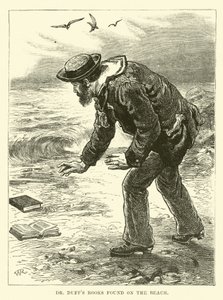 Boeken van Dr. Duff gevonden op het strand door English School
