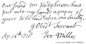 Dr Jeremiah Mills, Decaan van Exeter door English School