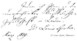 Dr. Louis Spohr door English School