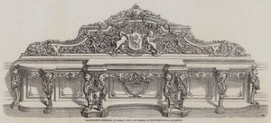 Dressoir voor de salon, door Morant, Boyd en Morant, in de International Exhibition