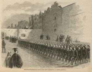 Oefening van de Bluecoat jongens