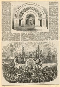 Drinkfontein naast St Sepulchres Church, Snow Hill door English School