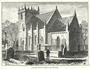Duddingston Kerk, Exterieur door English School