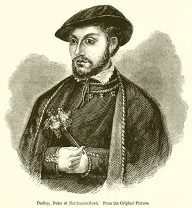 Dudley, hertog van Northumberland door English School
