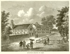 Dulwich College in 1750 door English School