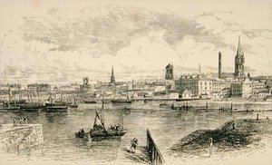 Dundee in ca. 1880, uit 