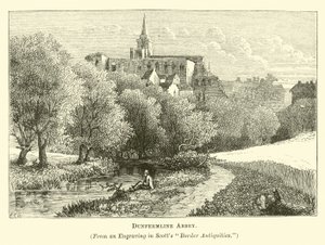 Abdij van Dunfermline door English School