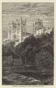 Durham Kathedraal, vanuit het zuidwesten
