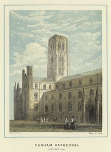 Durham Kathedraal, noordwestelijk zicht door English School