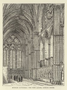 Durham Kathedraal, de Negen Altaren, kijkend naar het noorden door English School