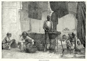 Ververs van Lucknow (gravure) door English School