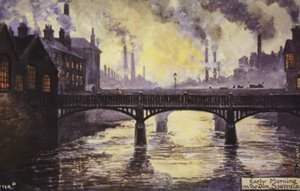 Vroege ochtend aan de Don, Sheffield