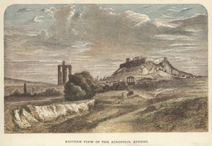Oostelijk uitzicht op de Akropolis, Athene door English School