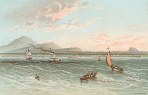 Edinburgh vanaf de Firth of Forth door English School