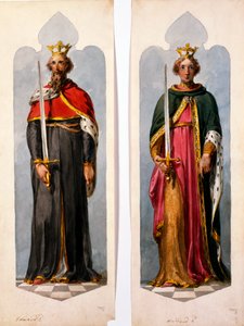 Edward II en Richard I door English School
