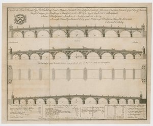 Edward Oakleys ontwerpen voor Blackfriars Bridge