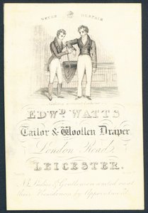 Edward Watts, kleermaker en wollenhandelaar door English School