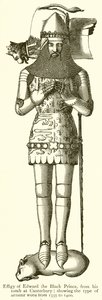 Beeld van Edward de Zwarte Prins door English School