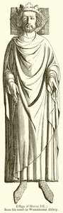 Beeld van Hendrik III door English School
